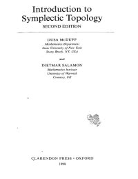 cover of the book Introduction to symplectic topology