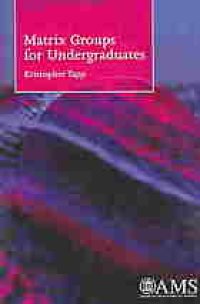 cover of the book Matrix groups for undergraduates