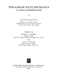 cover of the book Non-linear wave mechanics : a causal interpretation