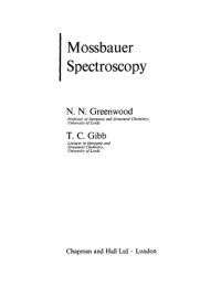 cover of the book Mössbauer spectroscopy