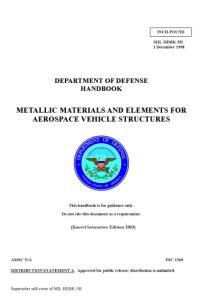 cover of the book Metallic materials and elements for aerospace vehicle structures