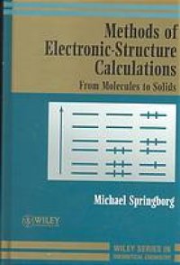 cover of the book Methods of electronic-structure calculations : from molecules to solids