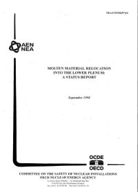 cover of the book Molten material relocation into the lower plenum : a status report