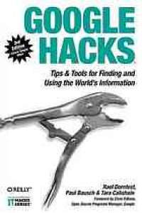 cover of the book Google hacks