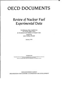 cover of the book Review of nuclear fuel experimental data : fuel behaviour data available from IFE-OCDE Halden Project for development and validation of computer codes