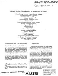 cover of the book Virtual reality visualization of accelerator magnets