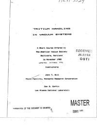 cover of the book Tritium processing and containment technology for fusion reactors. Annual report, July 1975--June 1976