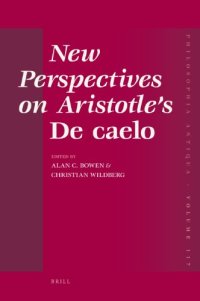 cover of the book New Perspectives on Aristotle’s De caelo