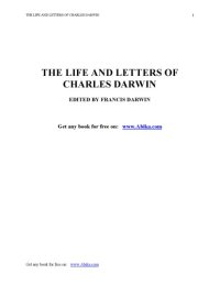 cover of the book The Life and Letters of Charles Darwin Vol 1 