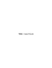 cover of the book The calculus