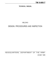 cover of the book Welding, design, procedures and inspection