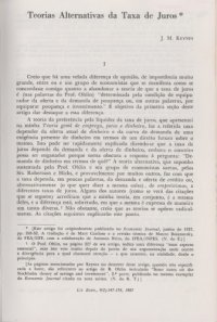 cover of the book Teorias Alternativas da Taxa de Juros