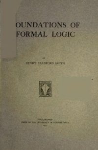 cover of the book Foundations of formal logic