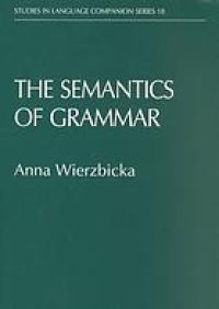 cover of the book The semantics of grammar