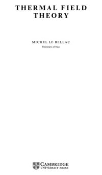 cover of the book Thermal field theory