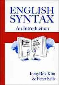 cover of the book English syntax : an introduction