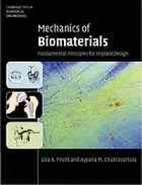 cover of the book Mechanics of biomaterials : fundamental principles for implant design