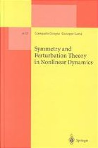 cover of the book Symmetry and perturbation theory in nonlinear dynamics