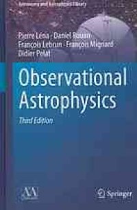 cover of the book Observational Astrophysics