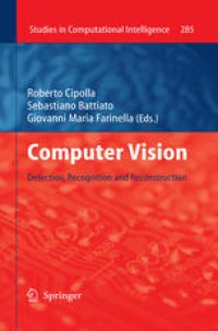 cover of the book Computer Vision: Detection, Recognition and Reconstruction