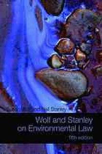 cover of the book Wolf and Stanley on environmental law