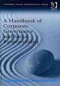 cover of the book A handbook of corporate governance and social responsibility