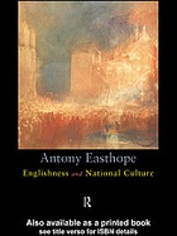 cover of the book Englishness and national culture