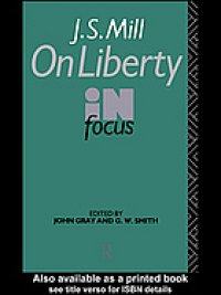 cover of the book J.S. Mill, On liberty in focus