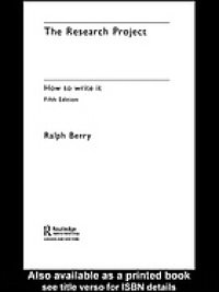 cover of the book The research project : how to write it