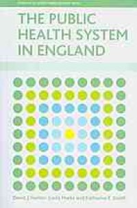 cover of the book The public health system in England