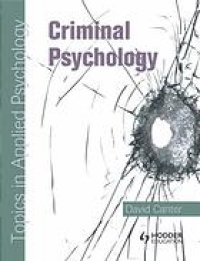 cover of the book Criminal psychology