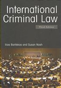 cover of the book International criminal law