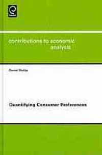 cover of the book Quantifying consumer preferences