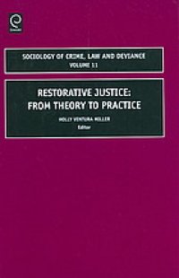 cover of the book Restorative justice : from theory to practice