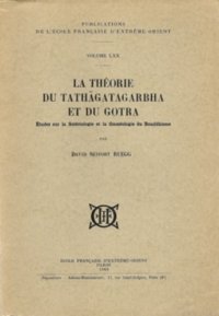 cover of the book La théorie du Tathagatagarbha et du garbha: Études sur la Sotériologie et la Gnoséologie du Bouddhisme