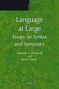 cover of the book Language at large : essays on syntax and semantics