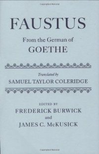 cover of the book Faustus From the German of Goethe Translated by Samuel Taylor Coleridge