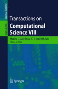 cover of the book Transactions on Computational Science VIII