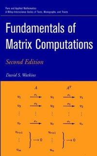 cover of the book Fundamentals of matrix computations