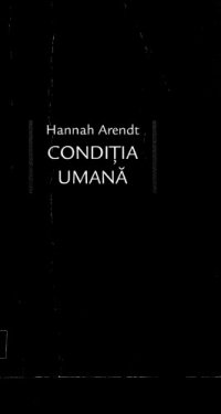 cover of the book Conditia umana