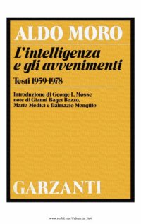 cover of the book L'intelligenza e gli avvenimenti. Testi 1959-1978