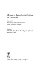 cover of the book Photoelectrochemical materials and energy conversion processes