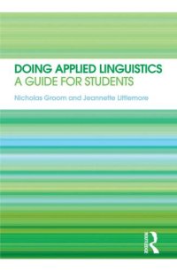 cover of the book Doing applied linguistics : a guide for students