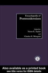 cover of the book Encyclopedia of postmodernism