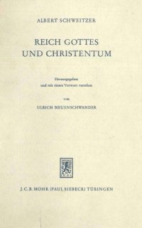 cover of the book Reich Gottes und Christentum