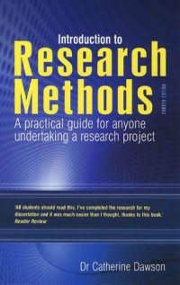 cover of the book Introduction to research methods : a practical guide for anyone undertaking a research project