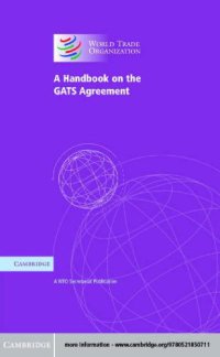 cover of the book A Handbook on the GATS Agreement AWTO Secretariat Publication Prepared by the WTO Trade in Services Division