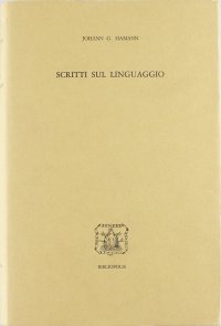 cover of the book Scritti sul linguaggio (1760-1773)