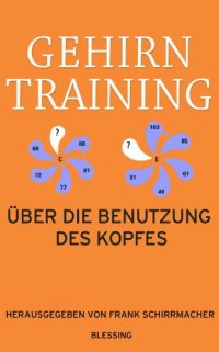 cover of the book Gehirntraining: Über die Benutzung des Kopfes