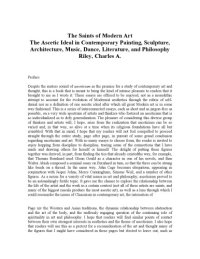 cover of the book The saints of modern art : the ascetic ideal in contemporary painting, sculpture, architecture, music, dance, literature, and philosophy